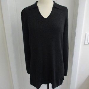 Casual Corner Black Tunic Top